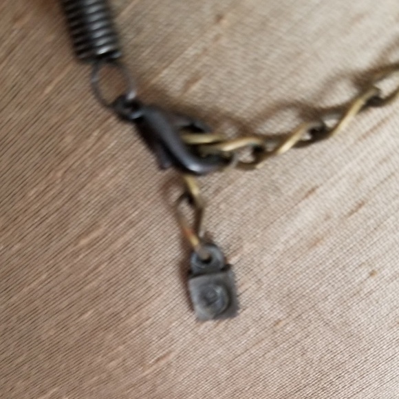 Orange beaded necklace with lobster clasp - Picture 7 of 8